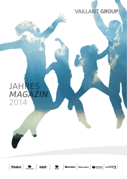 Vaillant Group Jahresmagazin 2014 pdf, 9,51 MB