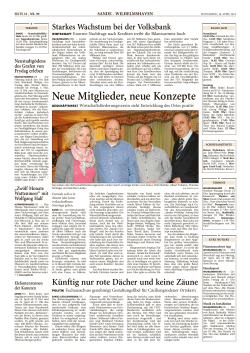 Jeversches Wochenblatt vom 18.04.2015