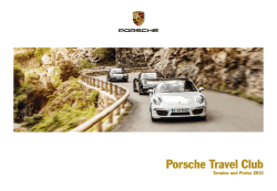 Termine und Preise 2015 - Porsche Driving Experience