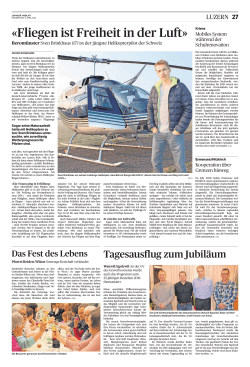 Luzerner Nachrichten, vom: Donnerstag, 9. April 2015