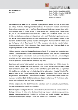 Hausarbeit - zivilrecht.jku.at