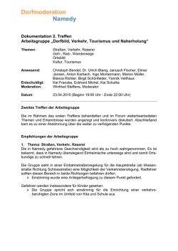 Dorfbild, Verkehr, Tourismus und Naherholung