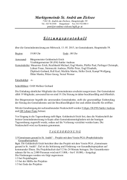 GR-Protokoll vom 13.5.2015