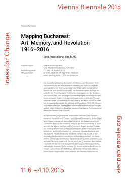 Mapping Bucharest: Art, Memory, and Revolution 1916–2016