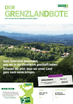 Ganz &Ouml;sterreich bewundert, was wir in der - Leibnitz