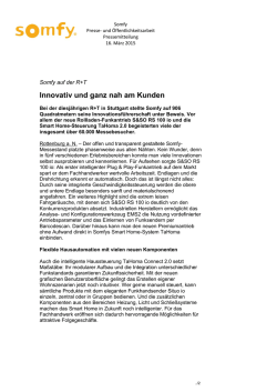 Innovativ und ganz nah am Kunden
