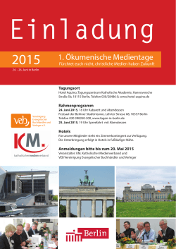 Programm Jahrestagung 2015 Berlin