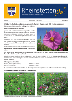 Mit der Rheinstettener Sommerblumenmischung in die schönste Zeit