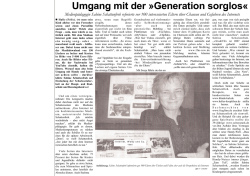 Umgang mit der »Generation sorglos«