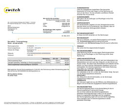Ihre switch - Turnusrechnung Strom