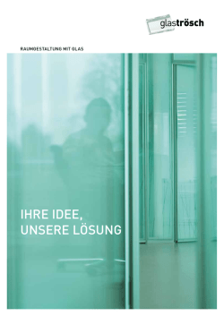 IhRE IdEE, UNSERE L&ouml;SUNG