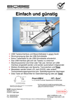 Einfach und g&uuml;nstig - BOBE Industrie