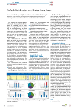 Einfach Netzkosten und Preise berechnen - bulletin