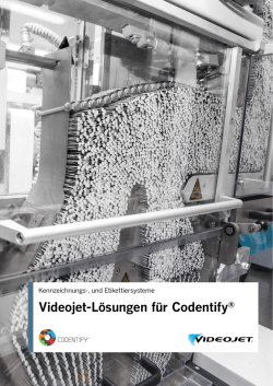 Videojet-Lösungen für Codentify®