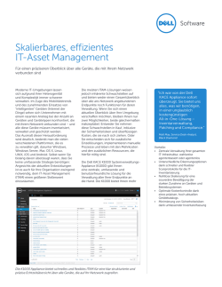 Skalierbares, effizientes IT-Asset Management