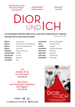DIOR ICH - DIOR UND ICH