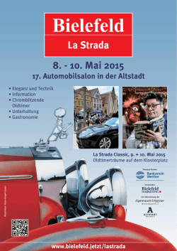 8. - 10. Mai 2015 17. Automobilsalon in der Altstadt