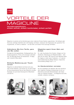 Infos - Magicline