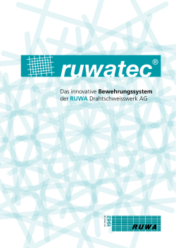 ruwatec-Broschüre