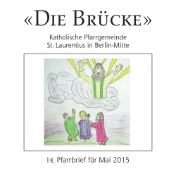 Mai 2015 - der katholischen Pfarrgemeinde St. Laurentius Berlin