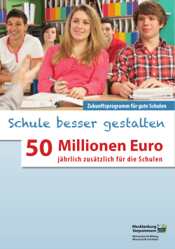 50-Mio. - Bildungsserver Mecklenburg