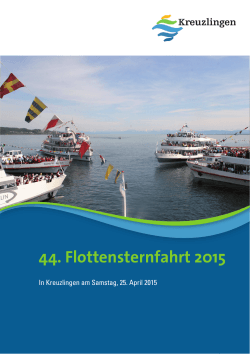 44. Flottensternfahrt 2015 - Schweizerische Schiffahrtsgesellschaft