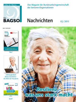 Resilienz – was uns stark macht Resilienz – was uns stark macht