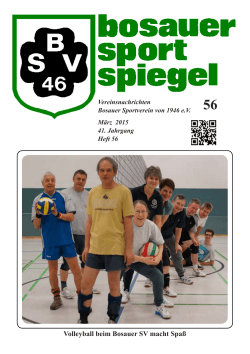 Volleyball beim Bosauer SV macht Spaß