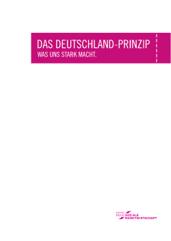 Die Deutschland-Prinzip Broschüre Laden Sie hier das Heft als PDF
