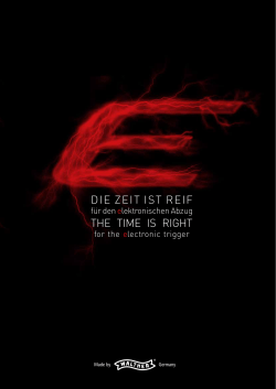 DIE ZEIT IST REIF THE TIME IS RIGHT