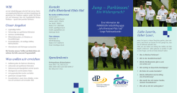 Imageflyer - Junge Parkinsonkranke