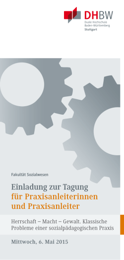 Einladung zur Tagung für Praxisanleiterinnen und