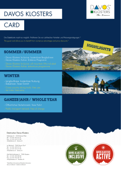 Davos Klosters Active