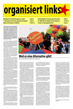 Weil es eine Alternative gibt! - Organisierte Linke Heilbronn (OL)