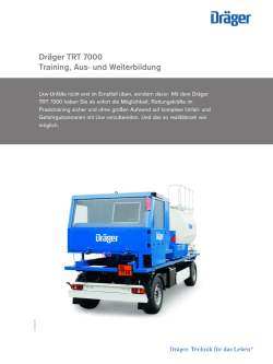 Dr&auml;ger TRT 7000 Training, Aus