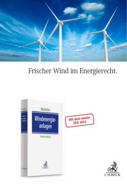 Rechtshandbuch Windenergie