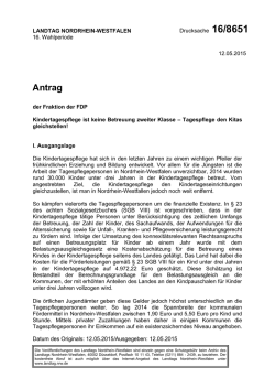 Drucksache 16/8651 - FDP