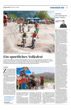 Ein sportliches Volksfest