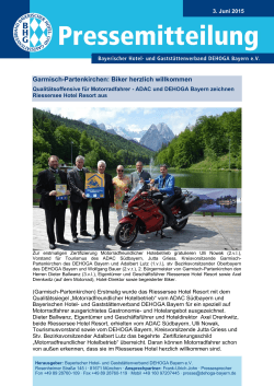 Garmisch-Partenkirchen: Biker herzlich