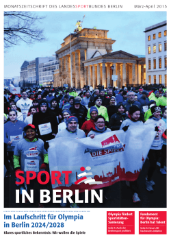 März-April 2015 - Landessportbund Berlin