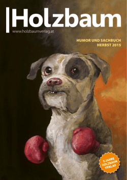 Herbst 2015 - Holzbaum Verlag