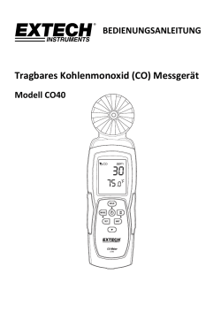 Tragbares Kohlenmonoxid (CO) Messgerät