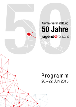 Programm Alumni_Jubiläumsveranstaltung_2015
