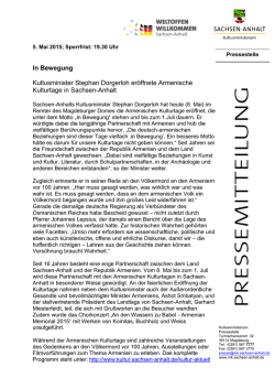 In Bewegung Kultusminister Stephan Dorgerloh