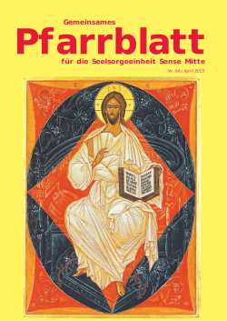 Pfarrblatt Nr. 4 - Pfarrei Heitenried