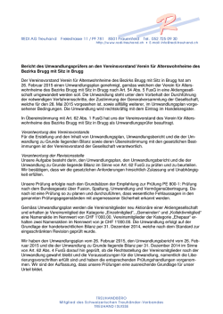 Prüfungsbericht - Alterszentrum Brugg