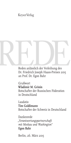 Keyser Verlag - Deutsch