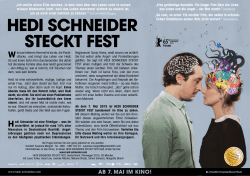 HEDI SCHNEIDER STECKT FEST - Deutsche Psychologen Akademie