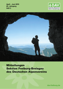 PDF ansehen - Deutscher Alpenverein - Sektion Freiburg