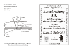 55. Helmstedter Grenzlandtreffen - Camping-Club "Elm